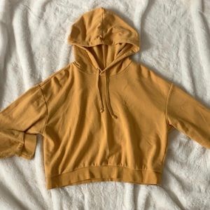 Mustard Yellow H&M crop sweatshirt